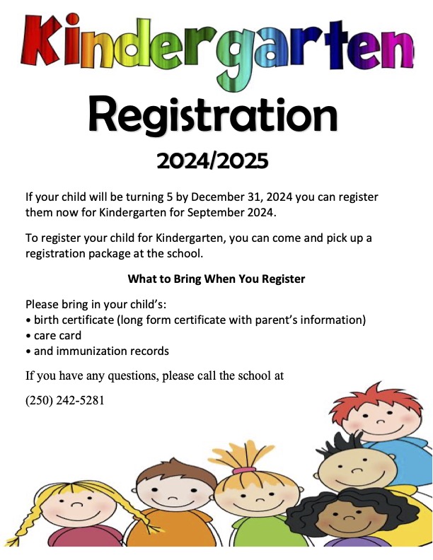 It's time to regsiter for the 2024-2025 school year.