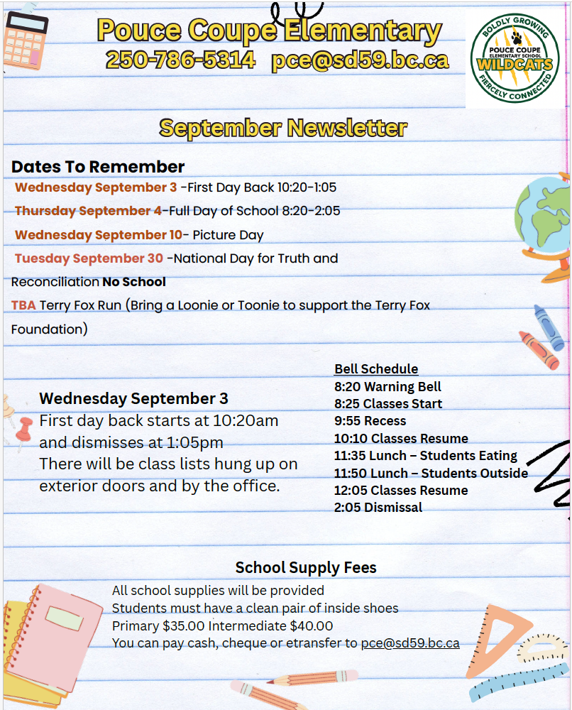 September Newsletter