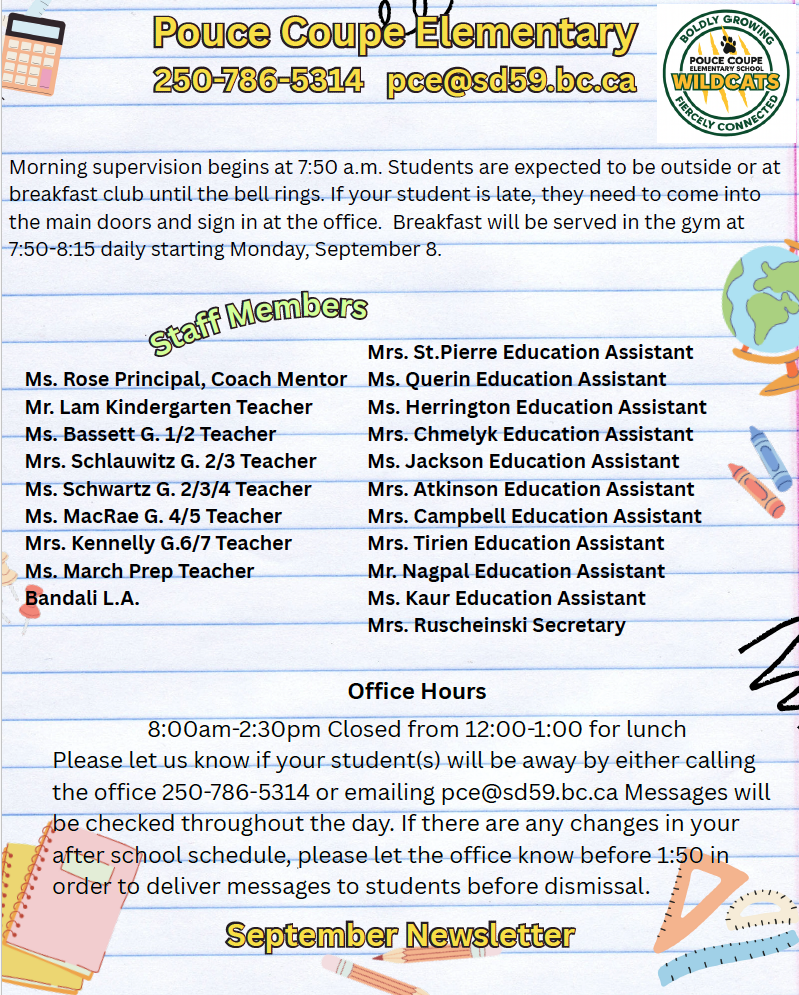 September Newsletter