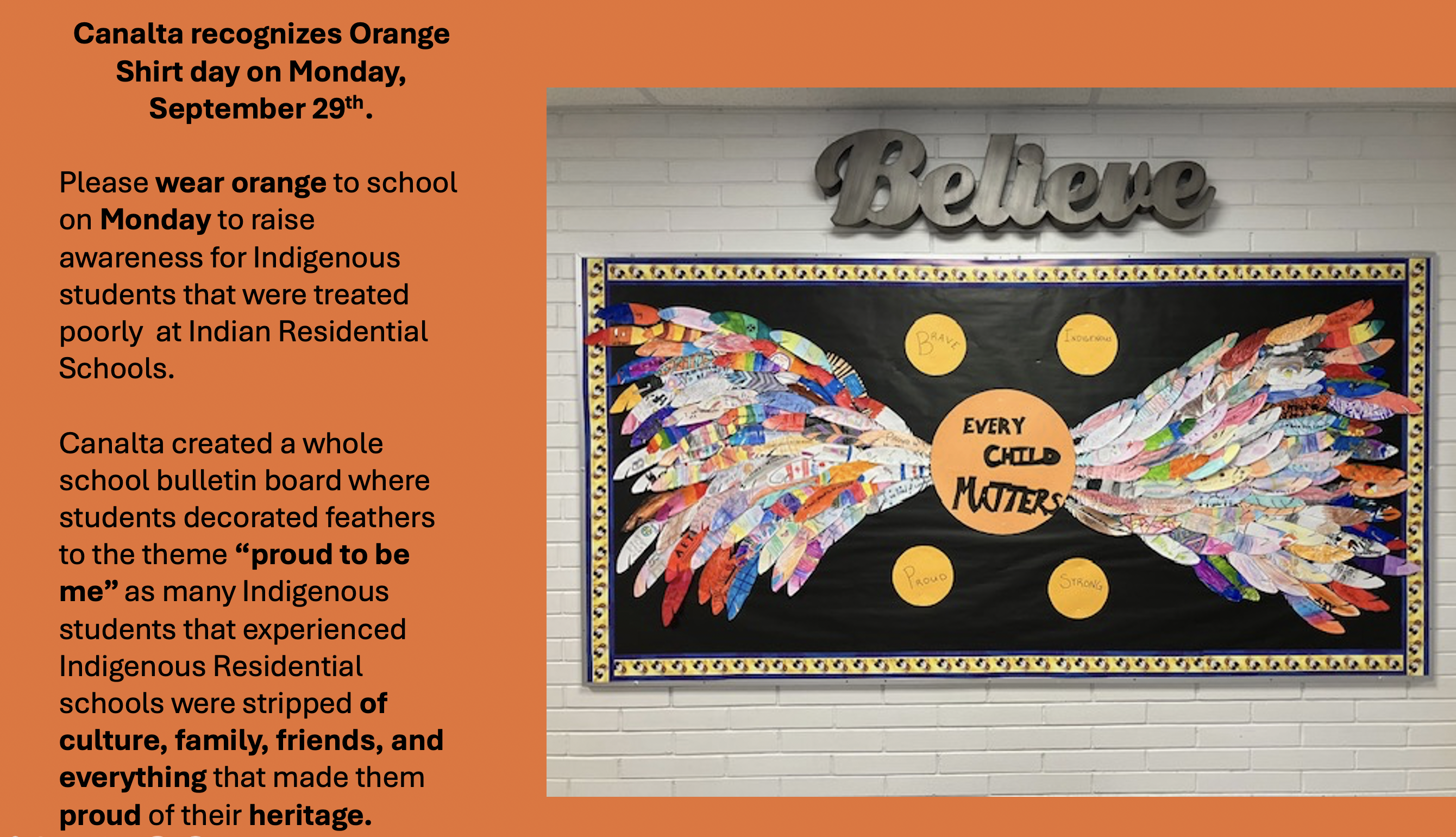 Wear Orange on Monday, September 29th