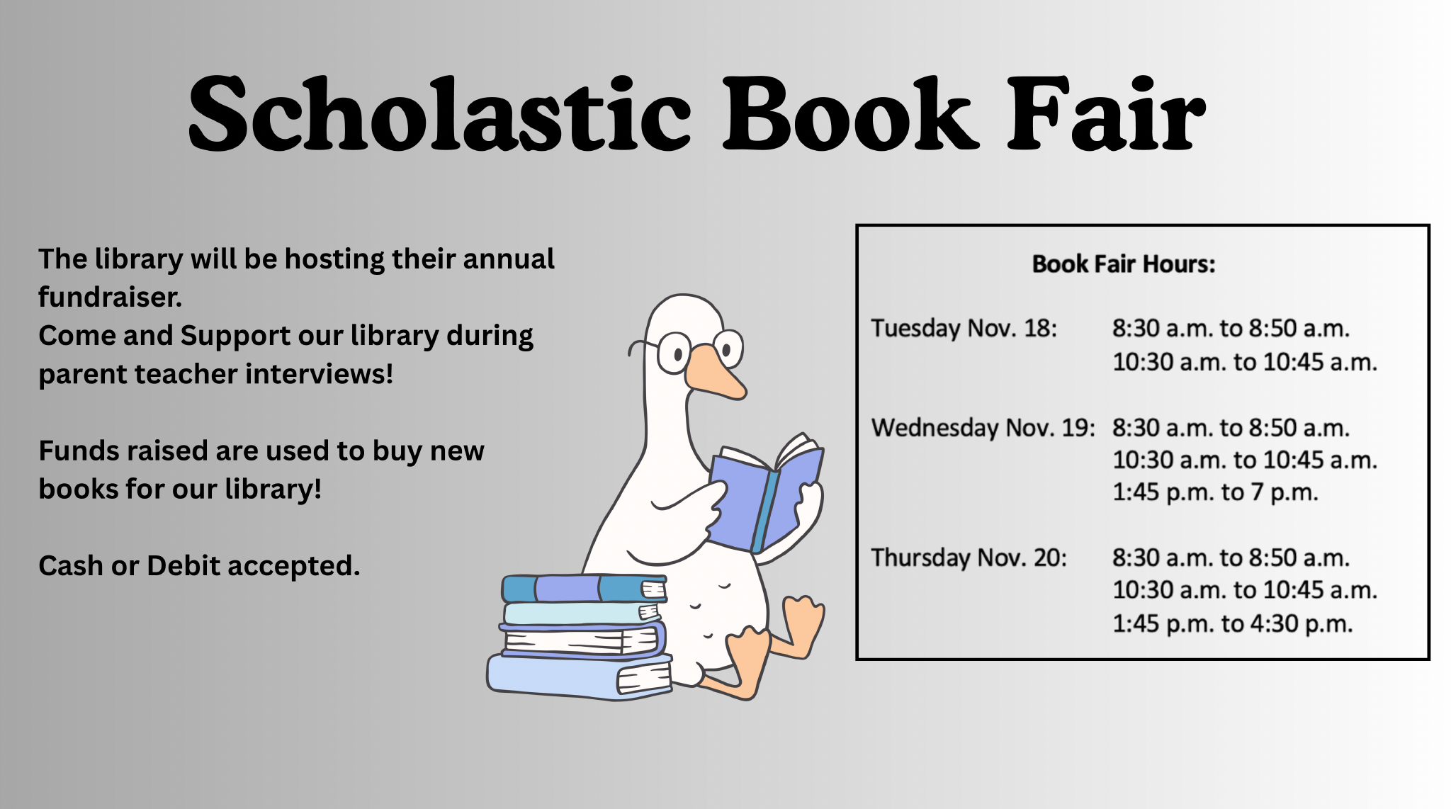 Scholastic Book Fair