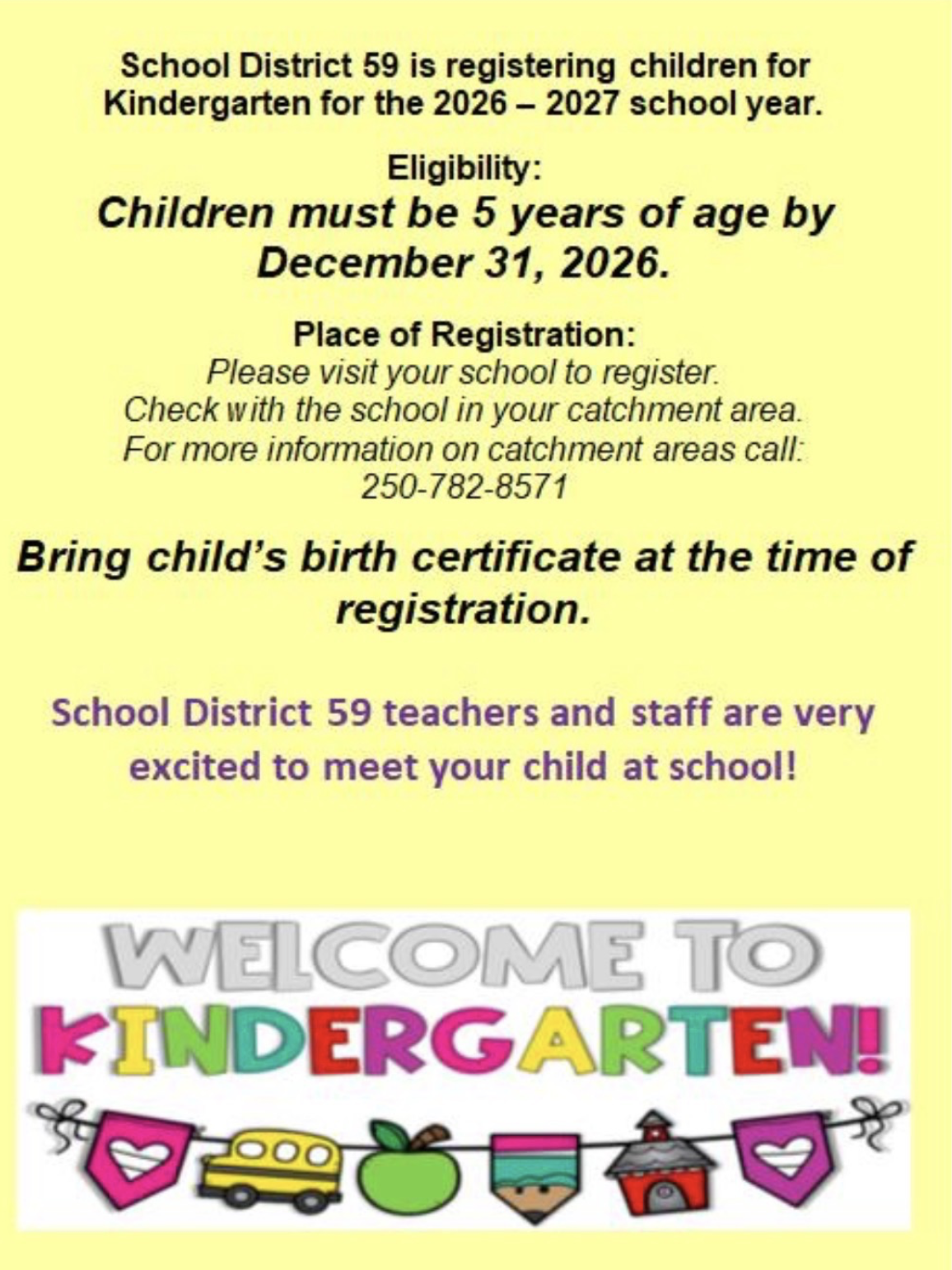 Kindergarten Registration