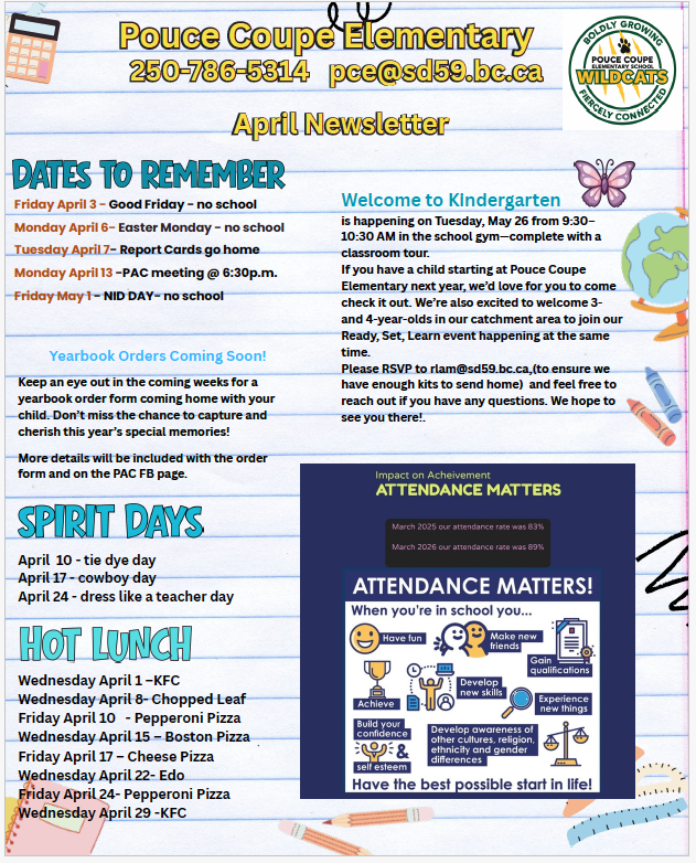 April Newsletter