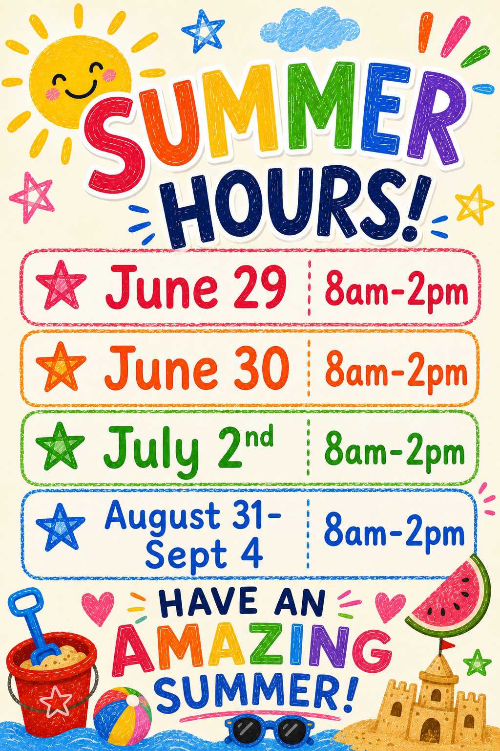 Summer Hours
