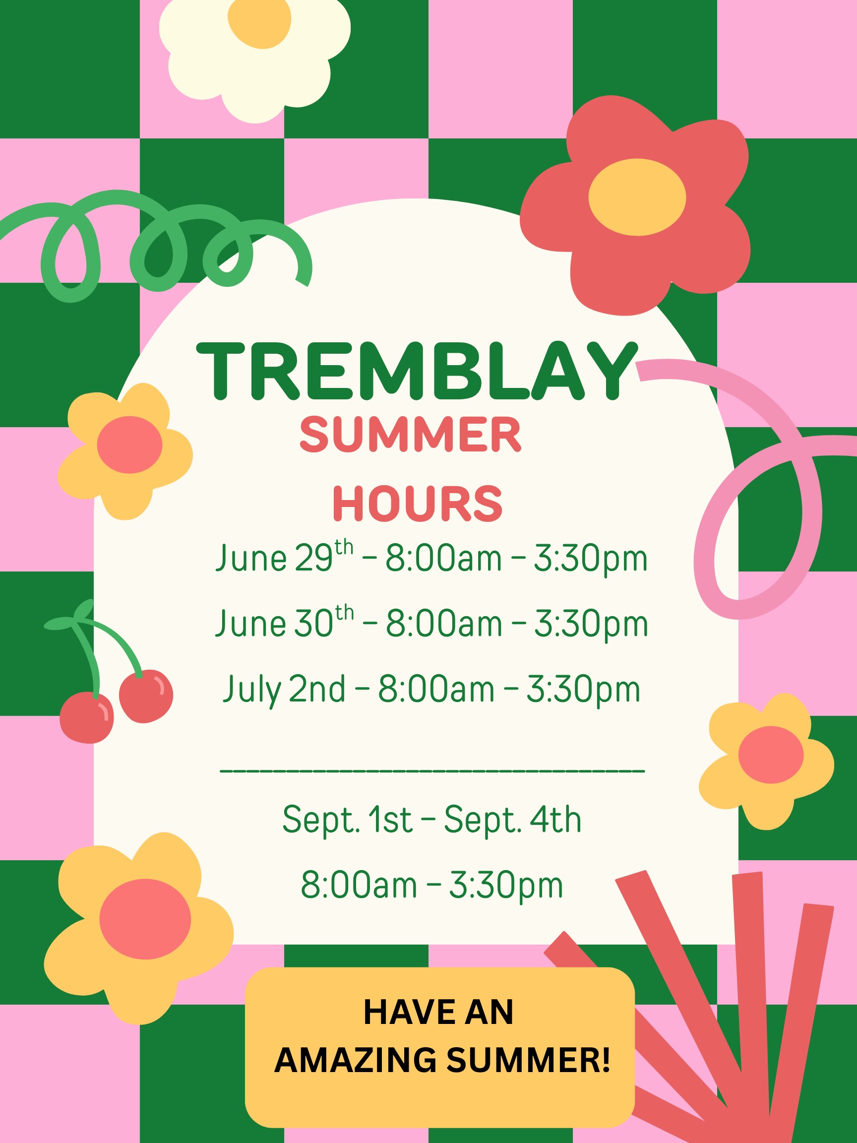 Summer Hours