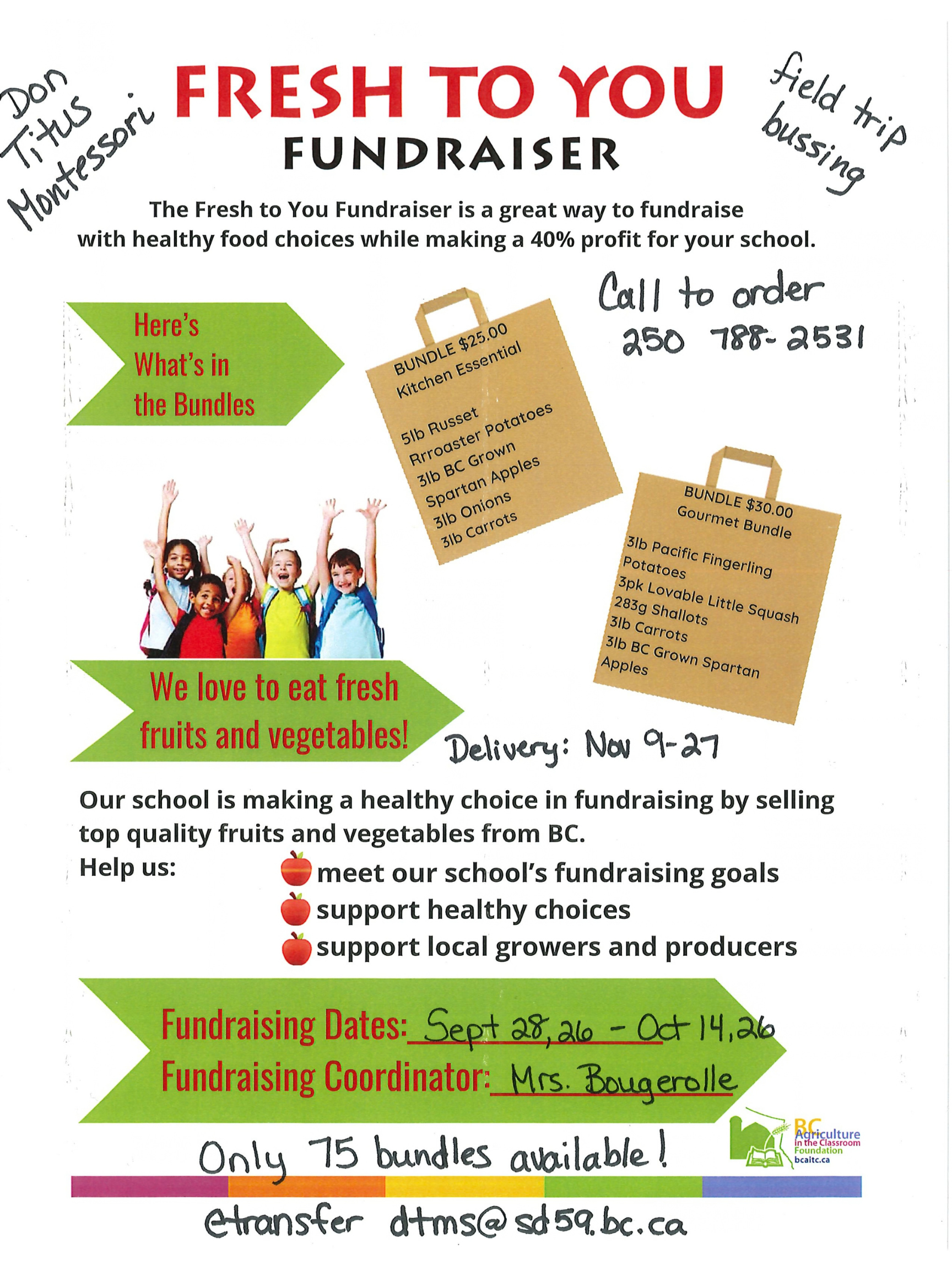 Veggie Fundraiser