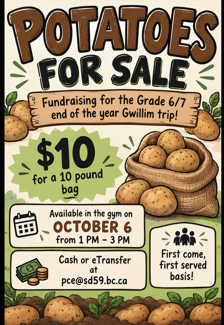 Grade 6/7 Fundraiser